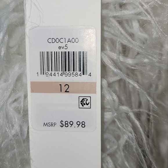 Turquoise Calvin Klein Sleeveless Dress with Bold Gold Exposed Zipper NWT - Picture 5 of 6